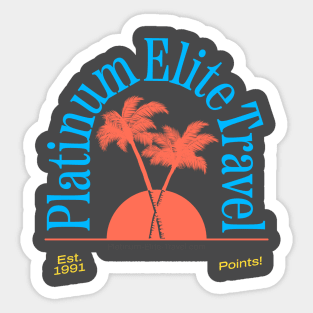 Platinum Elite Travel (color) Sticker